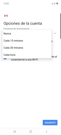 Pulsa el ajuste deseado.