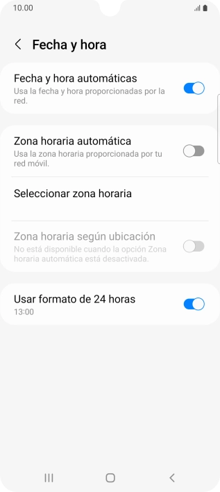 Pulsa el indicador junto a 
