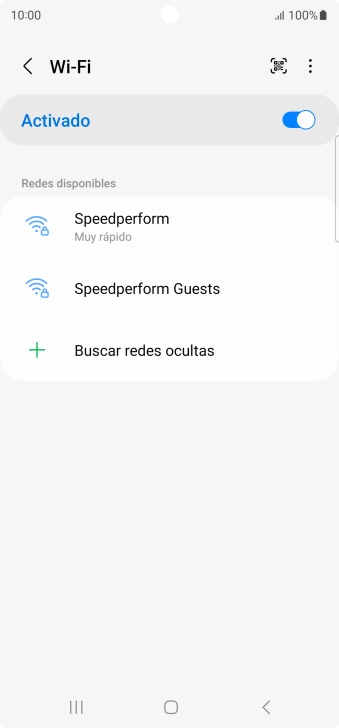 Pulsa el icono de menú.