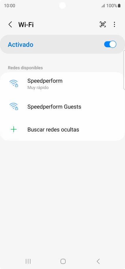 Pulsa el icono de menú.