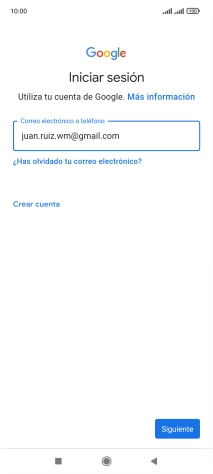 Pulsa Siguiente.