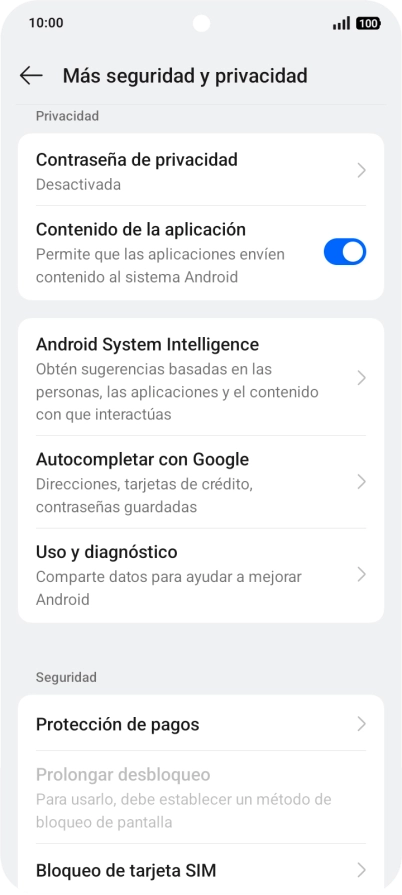 Pulsa Bloqueo de tarjeta SIM.