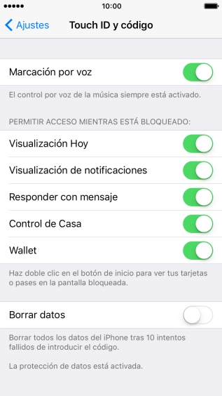 Pulsa el indicador junto a 