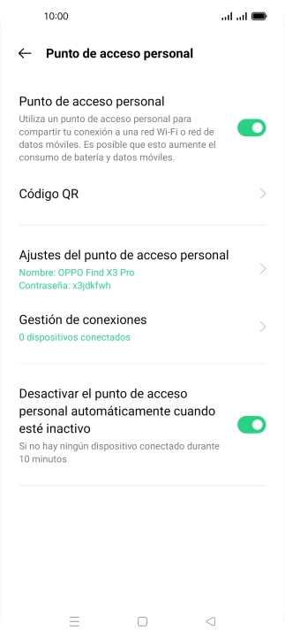 Pulsa la tecla de inicio para terminar y regresar a la pantalla de inicio.