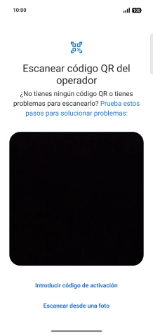 Coloca el código QR dentro del marco de la cámara del teléfono para escanearlo.