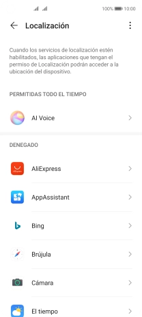 Pulsa la app deseada.