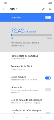 Pulsa el indicador junto a 