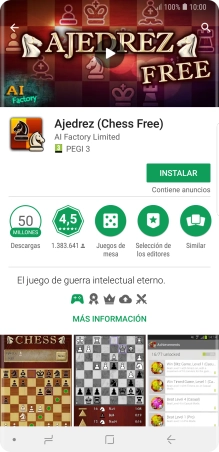 Pulsa la tecla de inicio para terminar y regresar a la pantalla de inicio.