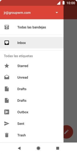 Pulsa la lista desplegable.