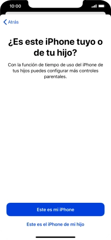 Pulsa Este es mi iPhone.