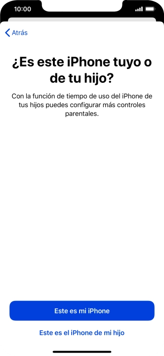 Pulsa Este es mi iPhone.