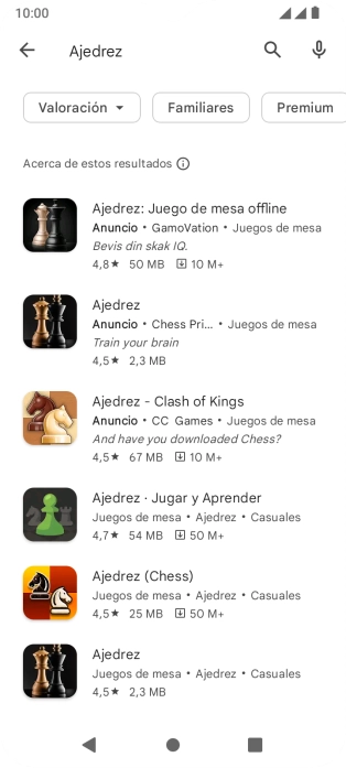 Pulsa la app deseada.