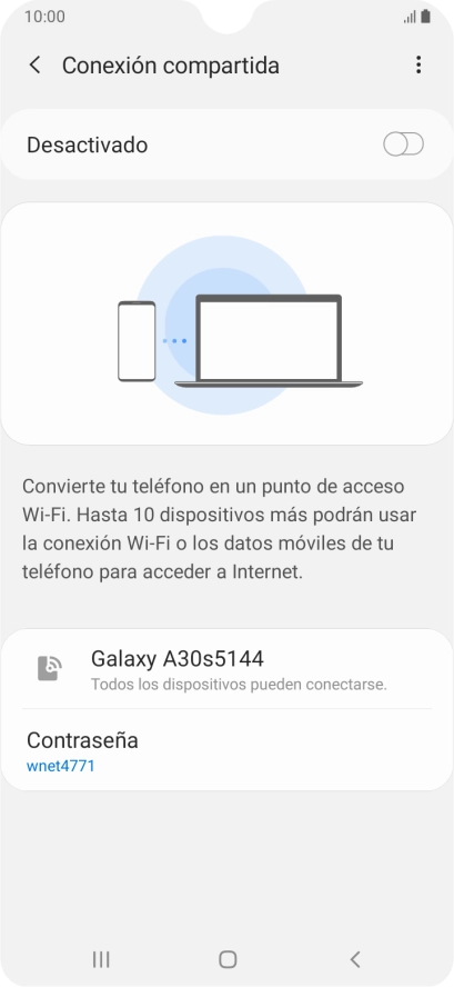 Pulsa el icono de menú.