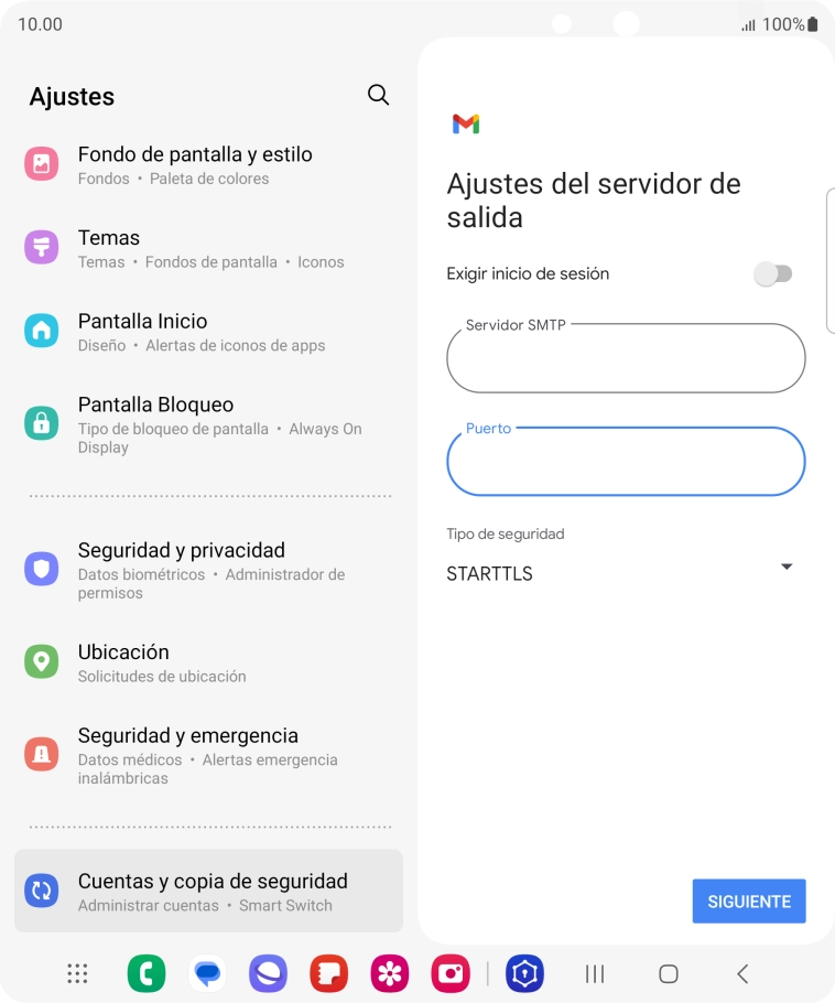 Pulsa la lista desplegable bajo 