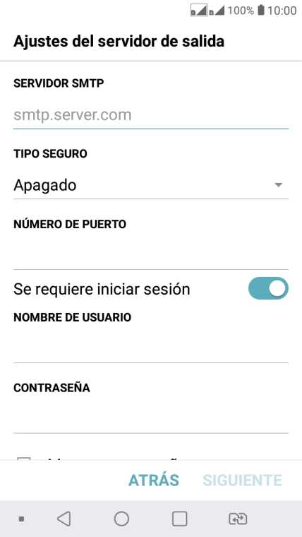 Pulsa en el campo bajo 