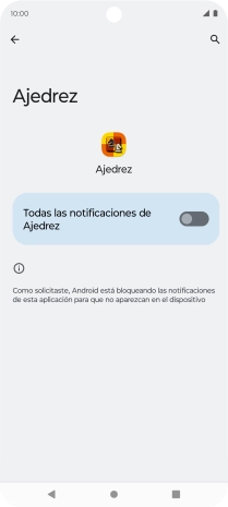 Pulsa el indicador para activar o desactivar la función.