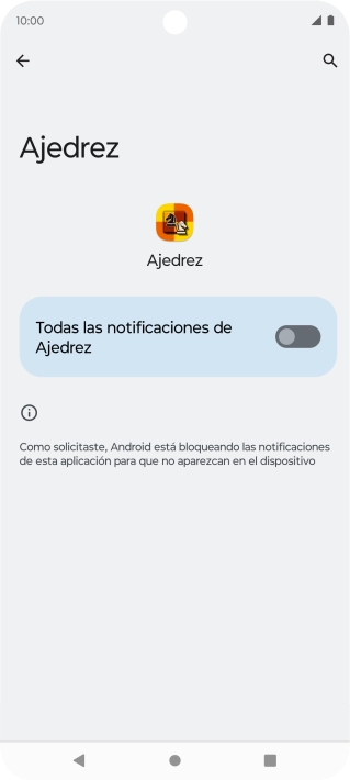 Pulsa el indicador para activar o desactivar la función.