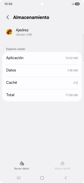Pulsa la tecla de inicio para terminar y regresar a la pantalla de inicio.