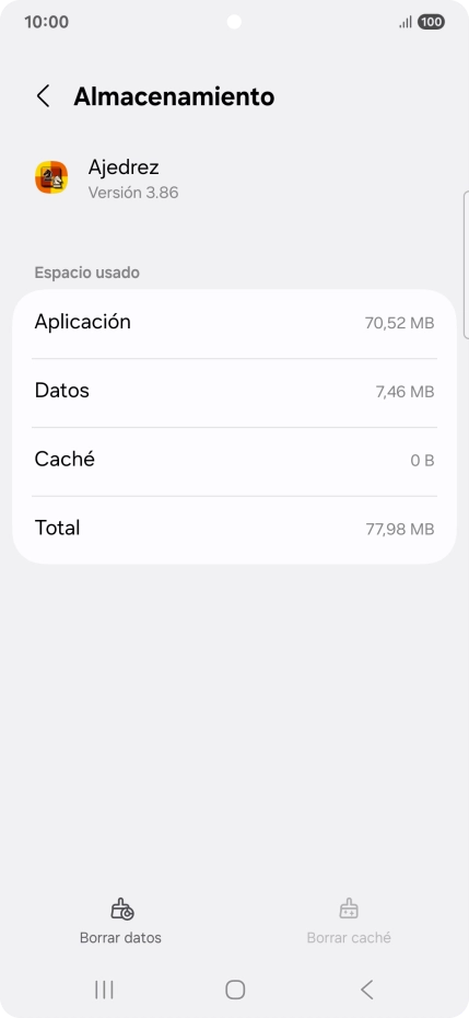Pulsa la tecla de inicio para terminar y regresar a la pantalla de inicio.