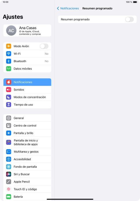 Pulsa el indicador junto a 