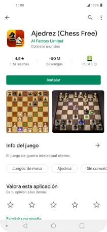 Pulsa Instalar y sigue las indicaciones de la pantalla para instalar la app.