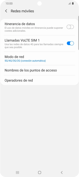 Pulsa Operadores de red.