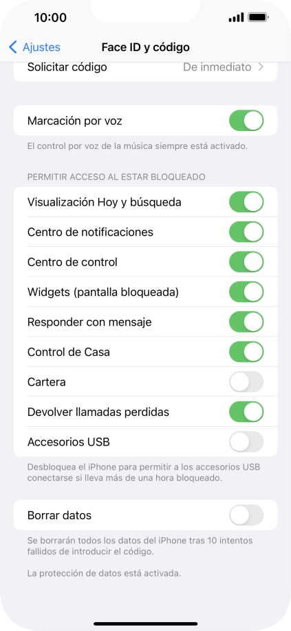 Pulsa el indicador junto a 
