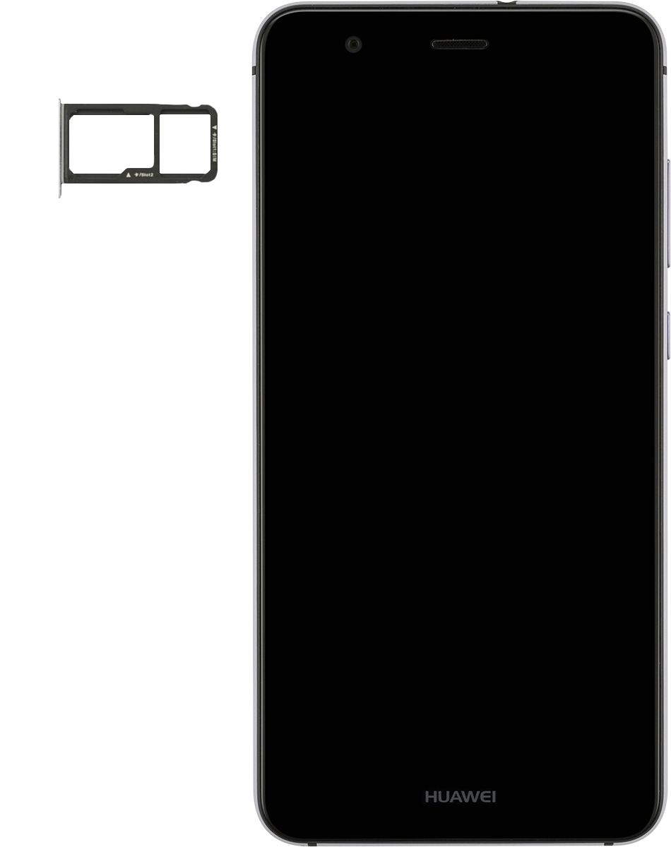 Gira la tarjeta SIM de modo que la esquina biselada de la tarjeta coincida con la esquina biselada de su contenedor.