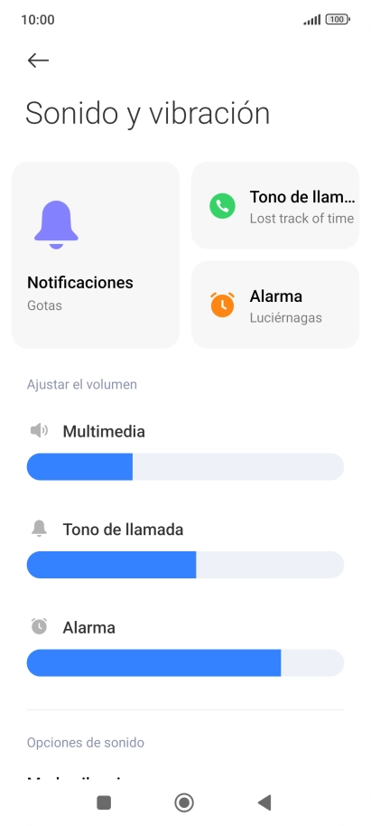 Pulsa la tecla de inicio para terminar y regresar a la pantalla de inicio.