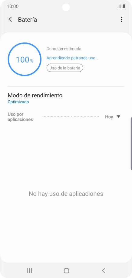 Pulsa Modo de rendimiento.