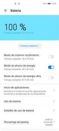 Desliza el dedo hacia arriba desde la parte inferior de la pantalla para terminar y volver a la pantalla de inicio.