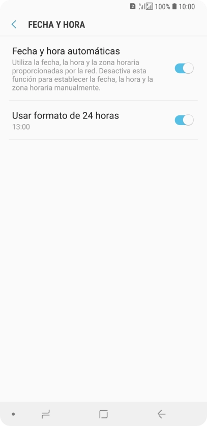 Pulsa la tecla de inicio para terminar y regresar a la pantalla de inicio.