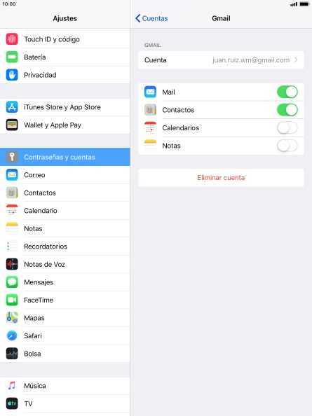 Pulsa la tecla de inicio para terminar y regresar a la pantalla de inicio.