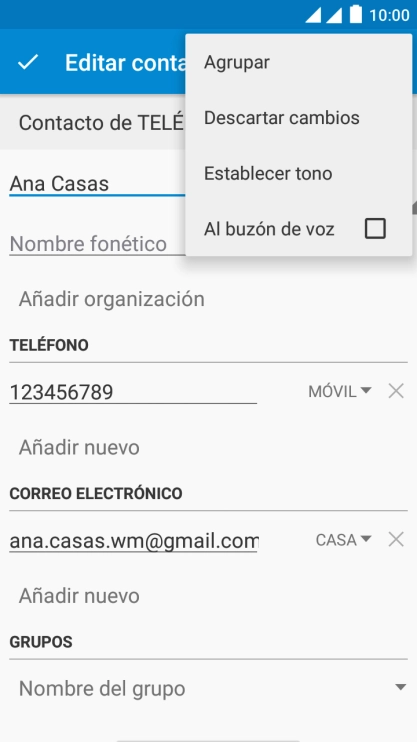 Pulsa Establecer tono.