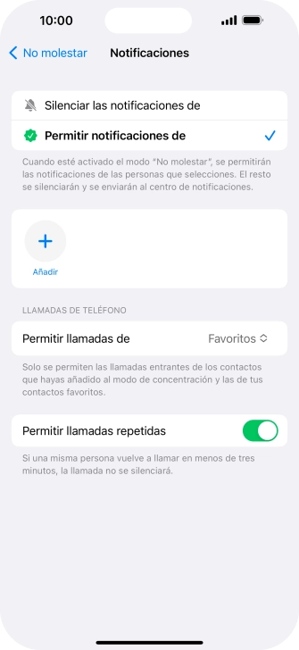 Pulsa la flecha hacia la izquierda.