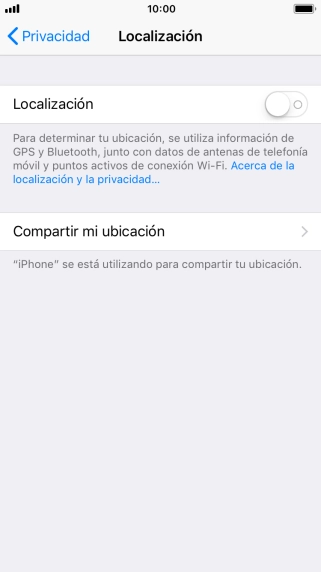 Pulsa el indicador junto a 