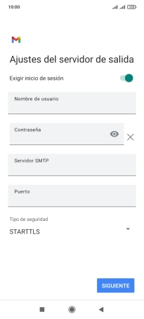 Pulsa el indicador junto a 