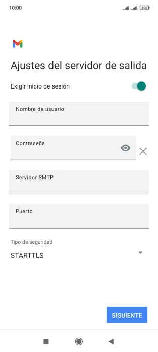 Pulsa el indicador junto a 