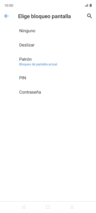 Pulsa Ninguno.