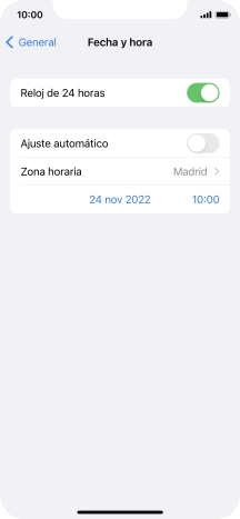 Pulsa el indicador junto a 