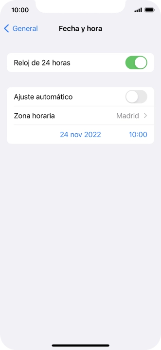 Pulsa el indicador junto a 