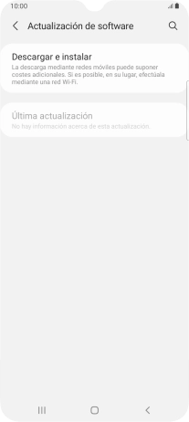 Pulsa Descargar e instalar. Si hay una versión de software nueva disponible, aparecerá ahora en la pantalla. Sigue las indicaciones de la pantalla para actualizar el software del teléfono.