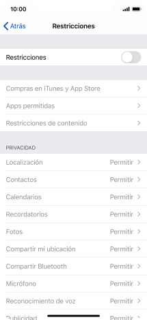 Pulsa el indicador junto a 