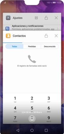 Para cerrar una sola aplicación en ejecución, desliza el dedo hacia la derecha sobre la aplicación deseada.