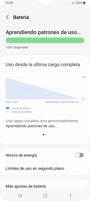 Pulsa Ahorro de energía.