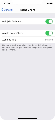 Desliza el dedo hacia arriba desde la parte inferior de la pantalla para terminar y volver a la pantalla de inicio.
