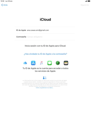 Pulsa en el campo junto a 