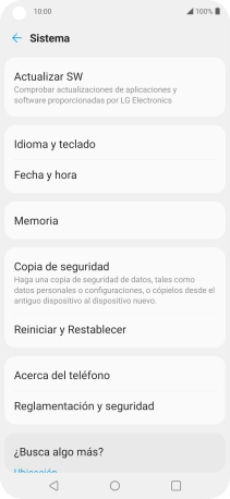 Pulsa Reiniciar y Restablecer.