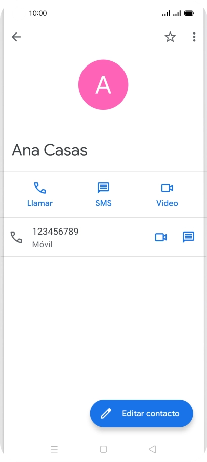 Pulsa la tecla de inicio para terminar y regresar a la pantalla de inicio.