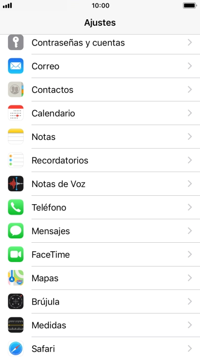 Pulsa Contraseñas y cuentas.